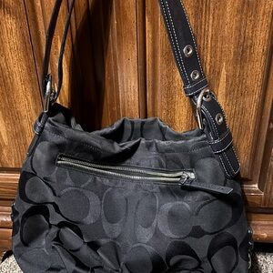 Coach Black Hobo Bag